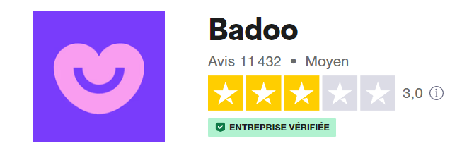 avis trustpilot badoo