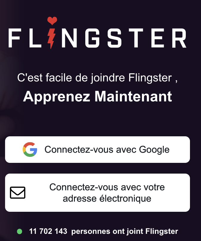 inscription flingster